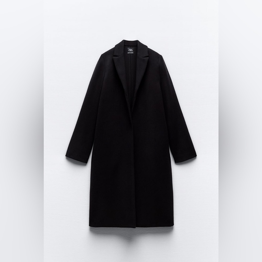 Zara Felt Texture Coat